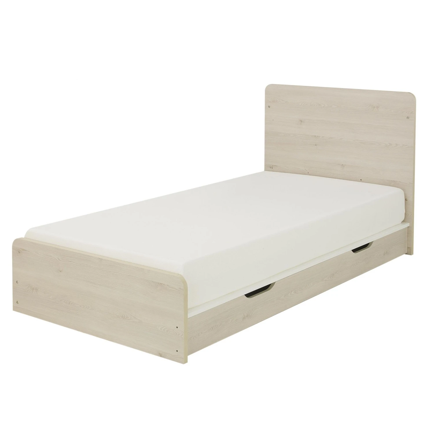 Option Tiroir De Lit Compact Sacha Pin Blanchi 4 Option Tiroir De Lit Compact Sacha Pin Blanchi – Image 2