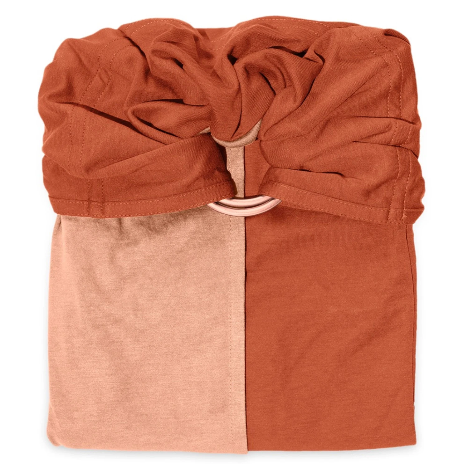 Petite écharpe De Portage Sans Nœud Nude Et Caramel 5 Petite écharpe De Portage Sans Nœud Nude Et Caramel – Image 3