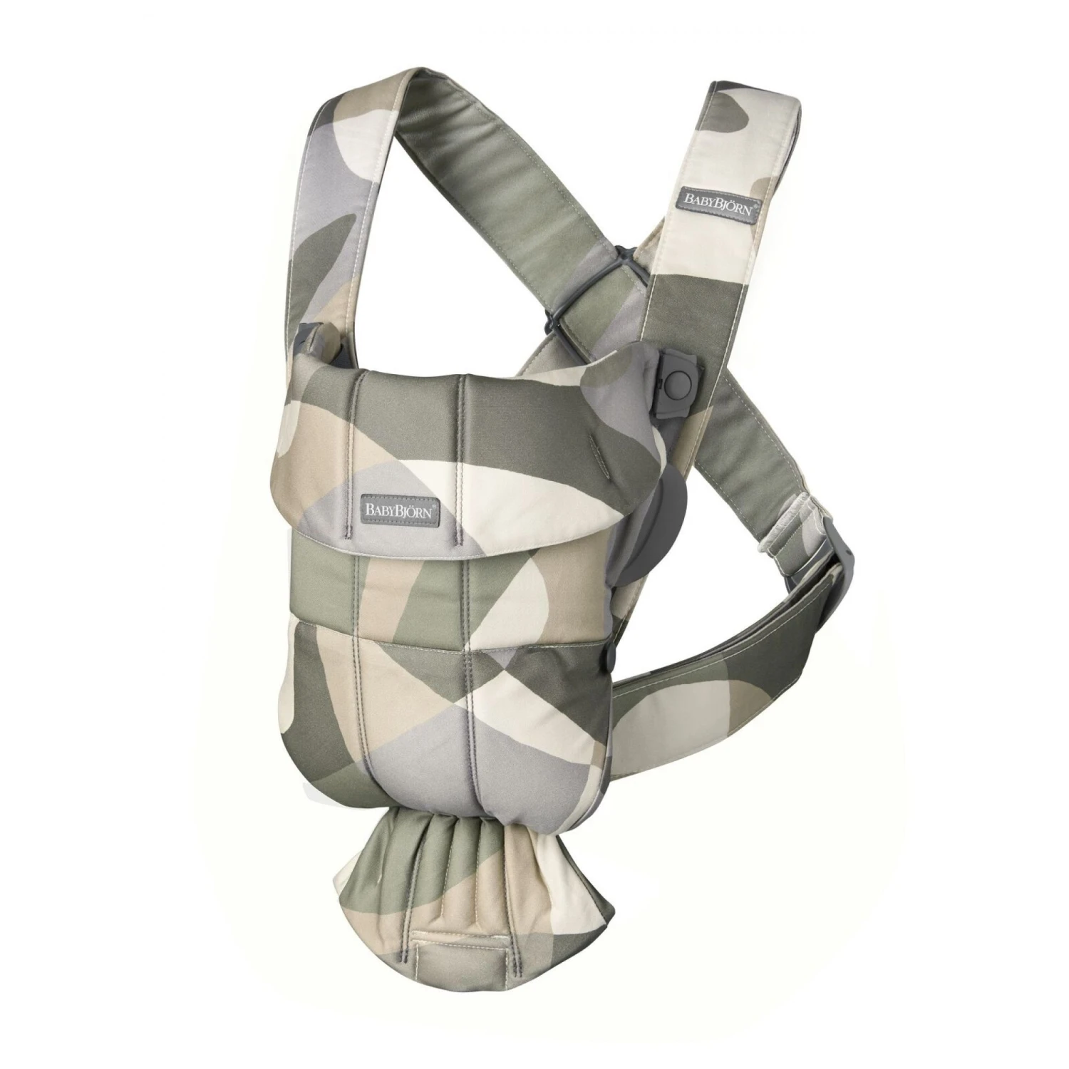 BabyBjörn Porte Bébé Mini Coton Kaki Vert 4 BabyBjörn Porte Bébé Mini Coton Kaki Vert – Image 2