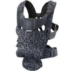 BabyBjörn Porte Bébé Move Mesh 3D Anthracite Léopard