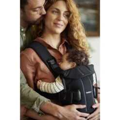 BabyBjörn Porte Bébé One Coton Mix Noir -Joli Nid Magasin porte bebe one cotton mix noir babybjorn OC