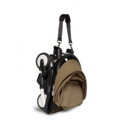 Babyzen Poussette YOYO² Pack 6+ - Cadre Blanc - Toffee -Joli Nid Magasin poussette yoyo pack 6 cadre blanc toffee babyzen OE