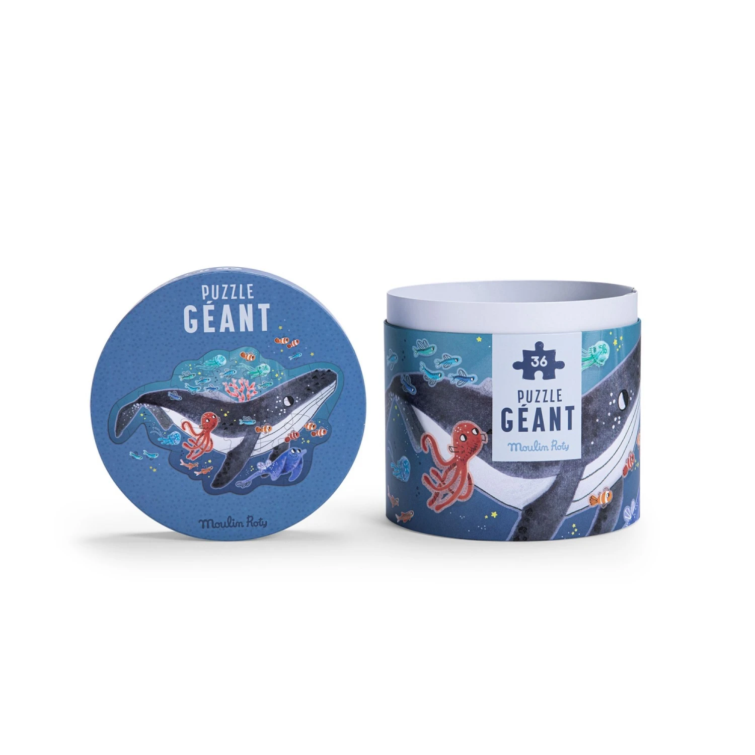 Moulin Roty Puzzle Géant Les Aventures De Paulie - Baleine 36 Pièces 5 Moulin Roty Puzzle Géant Les Aventures De Paulie - Baleine 36 Pièces – Image 3