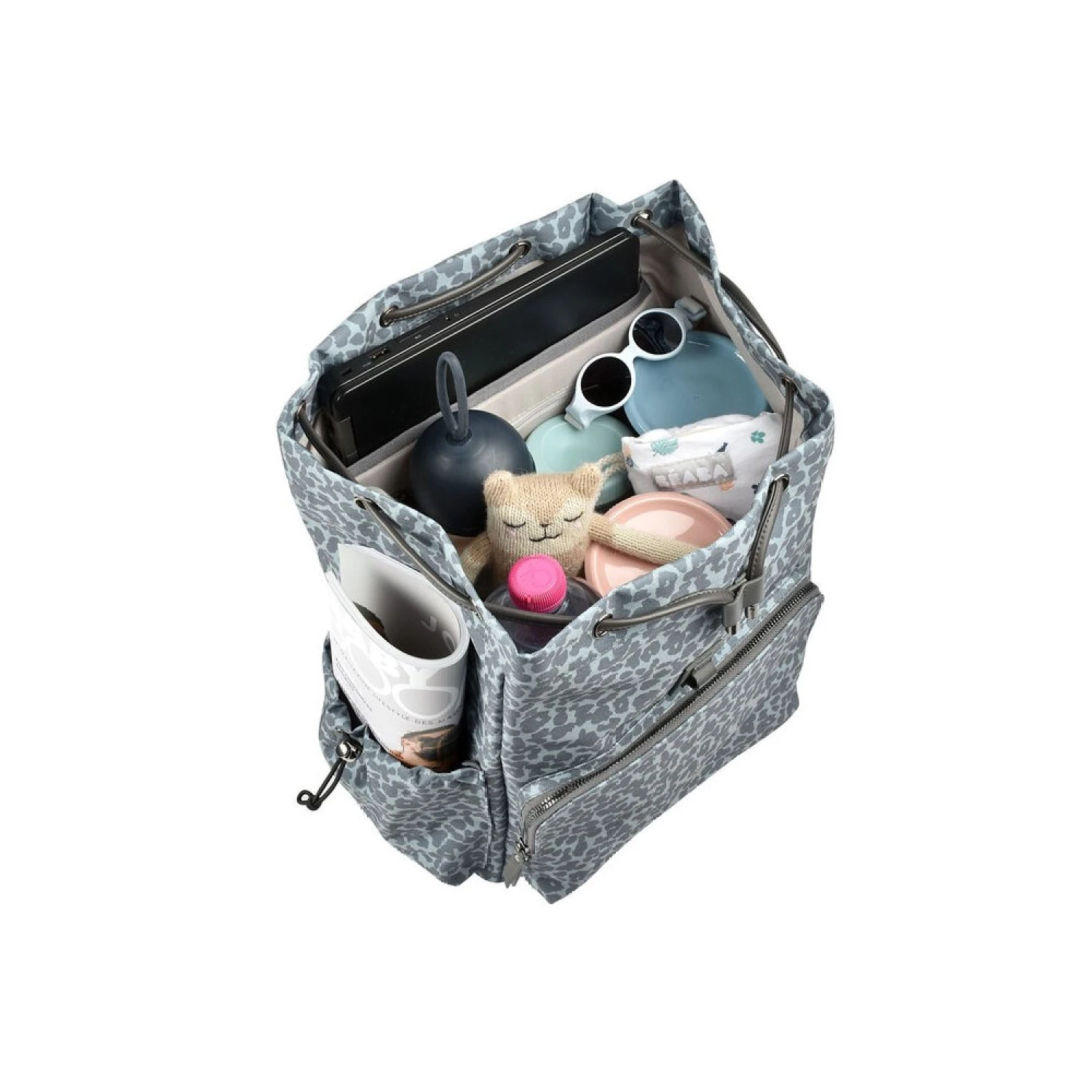 Beaba Sac à Langer Vancouver Dark Cherry Blossom 4 Beaba Sac à Langer Vancouver Dark Cherry Blossom – Image 2