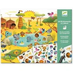 Djeco Décalcos Savane, Désert Et Pôle Nord