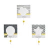 Lot De 3 Patères Babyfan -Joli Nid Magasin set de 3 pateres 12x12 cm photo 82x102 cm babyfan sauthon deco OA