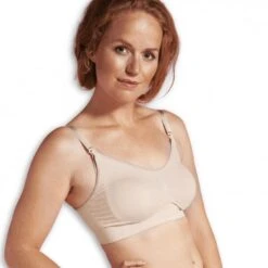 Carriwell Soutien Gorge Allaitement Sans Armature Beige Taille L