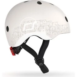 Scoot & Ride Casque Pour Enfant Taille XS Beige Réfléchissant -Joli Nid Magasin sr casque xs beige reflechissant scoot ride OC