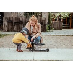 Scoot & Ride Casque Pour Enfant Taille XS Vert Foret Réfléchissant -Joli Nid Magasin sr casque xs vert foret reflechissant scoot ride OG