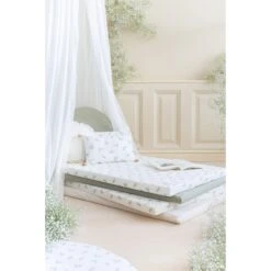 Matelas De Sol Coton Bio St Barth - Flore -Joli Nid Magasin st barth mattress 60x120x4 nobodinoz OE