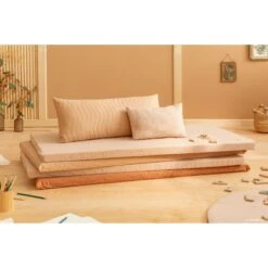 Matelas De Sol Coton Bio St Barth Willow Dune -Joli Nid Magasin st barth mattress 60x120x4 willow dune nobodinoz OC