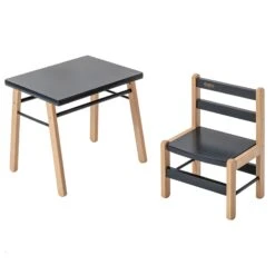 Petite Table Enfant Gabriel Anthracite -Joli Nid Magasin table enfant combelle OG