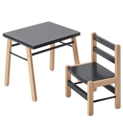 Petite Table Enfant Gabriel Anthracite -Joli Nid Magasin table enfant combelle OJ