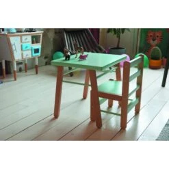 Petite Table Enfant Gabriel Anthracite -Joli Nid Magasin table enfant combelle ON