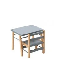 Petite Table Enfant Gabriel Hybride Bleu Gris 30 Petite Table Enfant Gabriel Hybride Bleu Gris -Joli Nid Magasin table enfant gabriel hybride bleu gris combelle 367688 OL