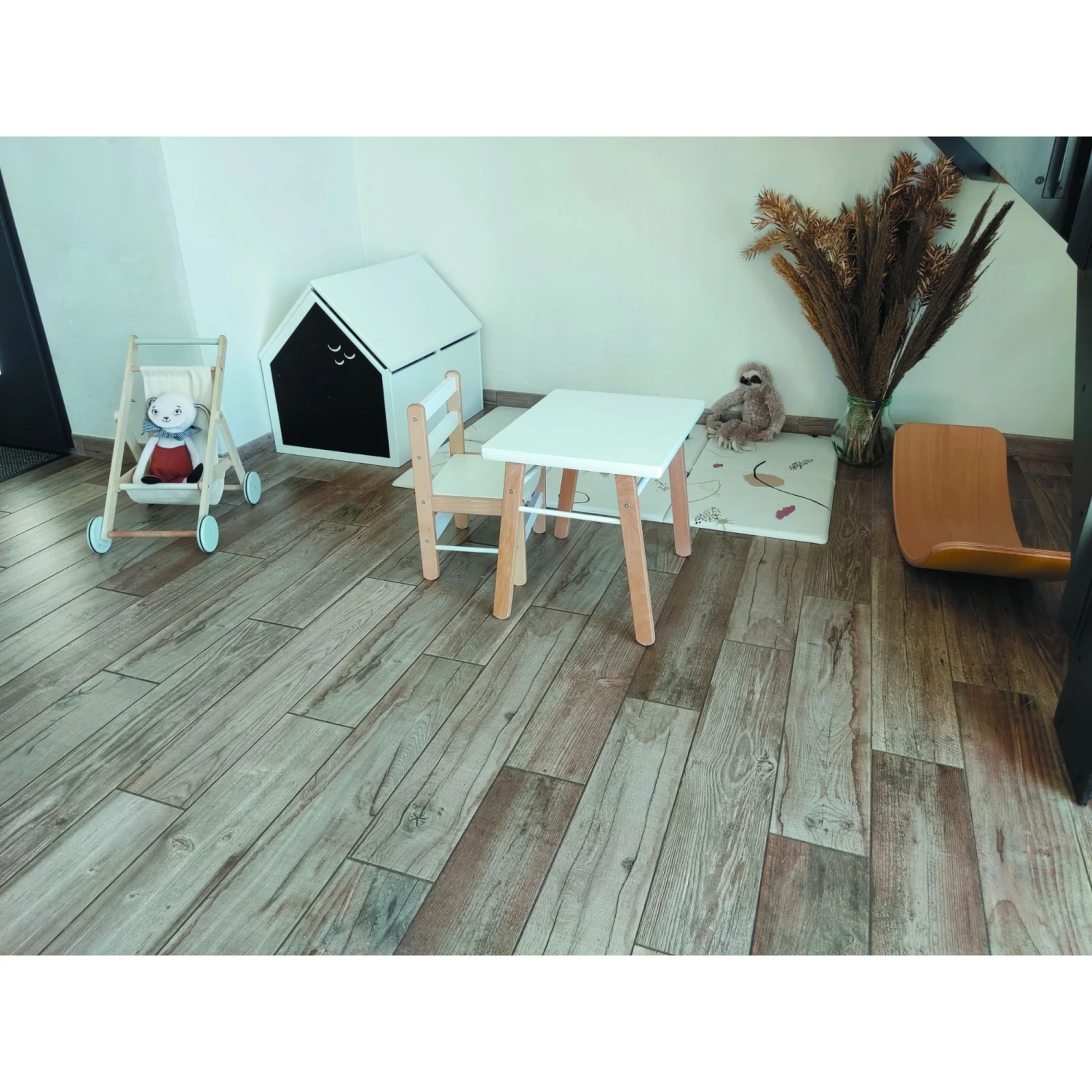 Petite Table Enfant Gabriel Hybride Bleu Gris 15 Petite Table Enfant Gabriel Hybride Bleu Gris – Image 13