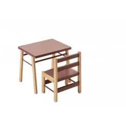 Petite Table Enfant Gabriel Hybride Vieux Rose -Joli Nid Magasin table enfant gabriel hybride vieux rose combelle OH