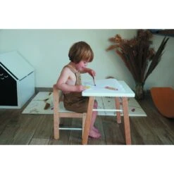 Petite Table Enfant Gabriel Hybride Vieux Rose -Joli Nid Magasin table enfant gabriel hybride vieux rose combelle OL