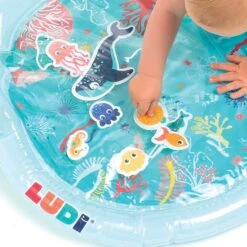 Tapis D'eau Bleu -Joli Nid Magasin tapis deau marin ludi jouets OC