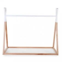 Childhome Tipi De Lit Bébé 70 X 140 Cm Naturel Et Blanc