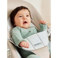BabyBjörn Transat Bébé Balance Soft Coton Et Jersey Beige Et Gris Cadre Gris Clair -Joli Nid Magasin transat balance soft cadre gris clair cotonjersey beigegris babybjorn OG