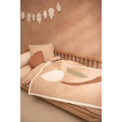 Plaid Matelassé 73x95 Cm Tulipe -Joli Nid Magasin tulip quilted blanket 73x95 nobodinoz OE