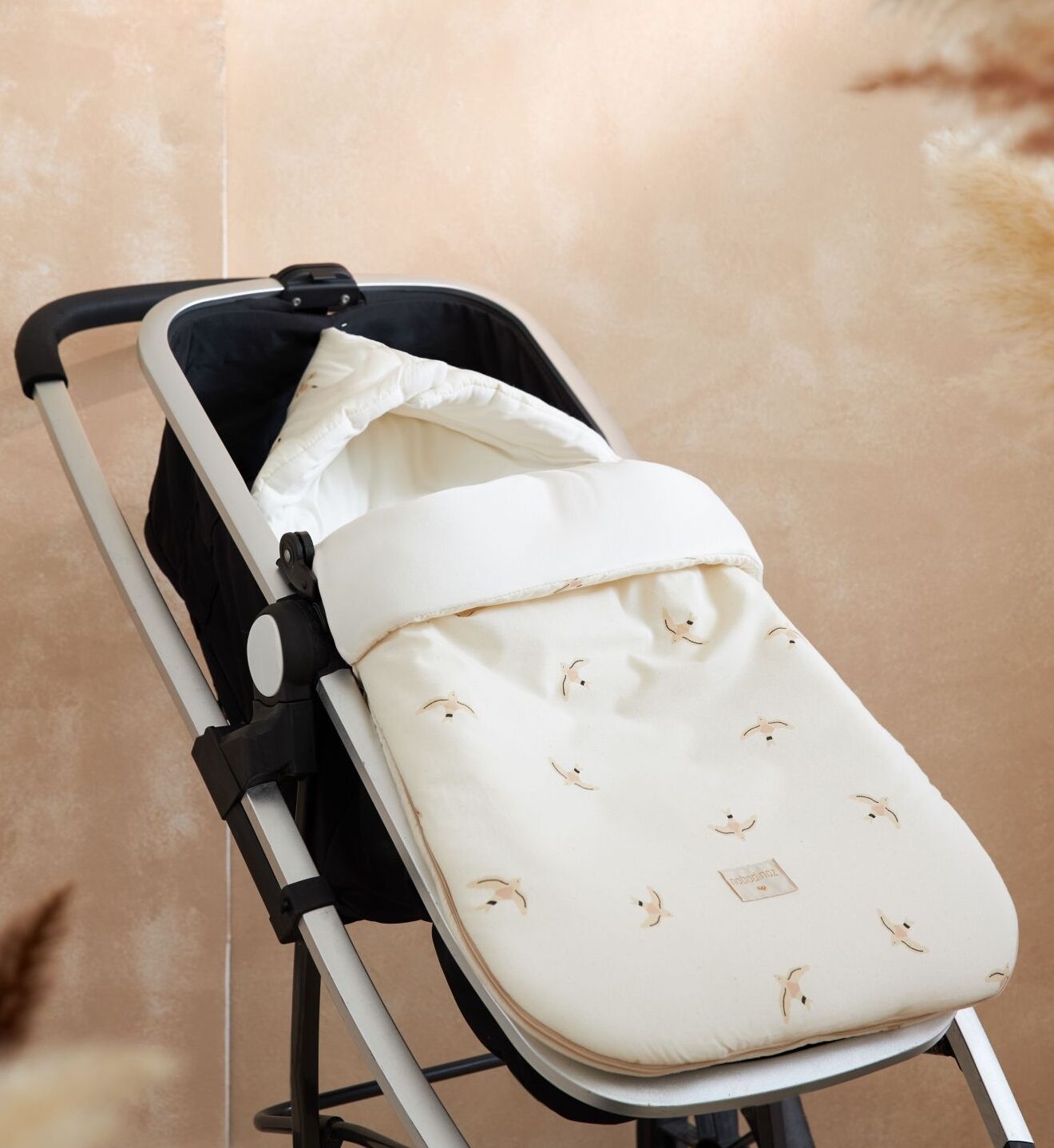 Joli Nid Magasin 37 Joli Nid Magasin -Joli Nid Magasin new passegiata footmuff 0 6 months nude haiku birds natural nobodinoz OE e1753256202855